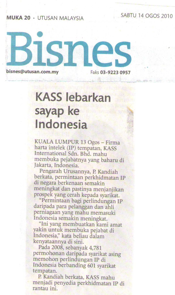 2010 08 14_KASS_KASS Lebarkan Sayap Ke Indonesia_UtusanM(2colx13cm)