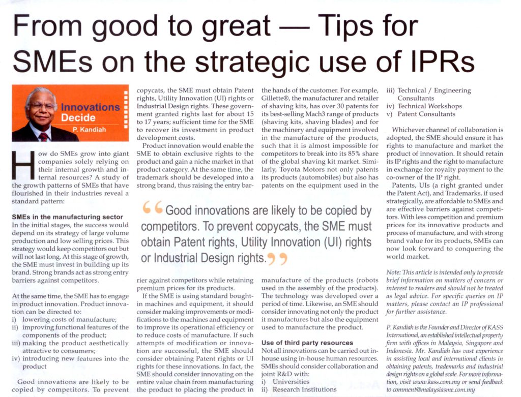 Malaysia-SME-From-good-to-great-Tips-for-SMEs-on-the-strategic-use-of-IPRs